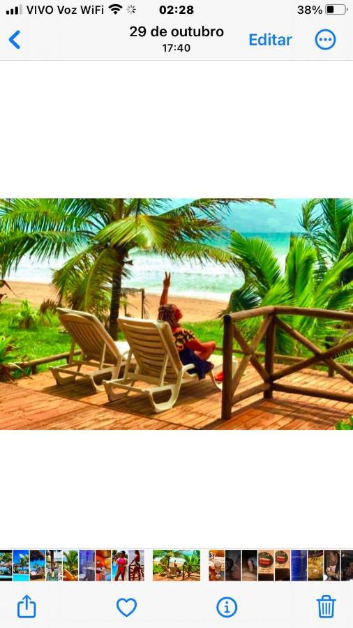 Pousada Luar Da Praia Имбассаи Экстерьер фото